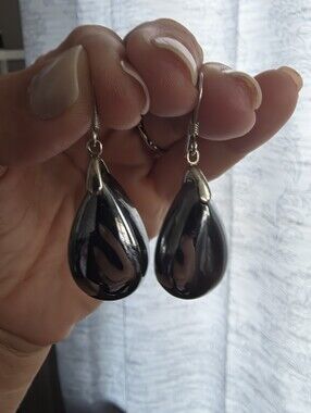 Djoy Hematite Teardrop Dangle Earrings - Women's Jewelry